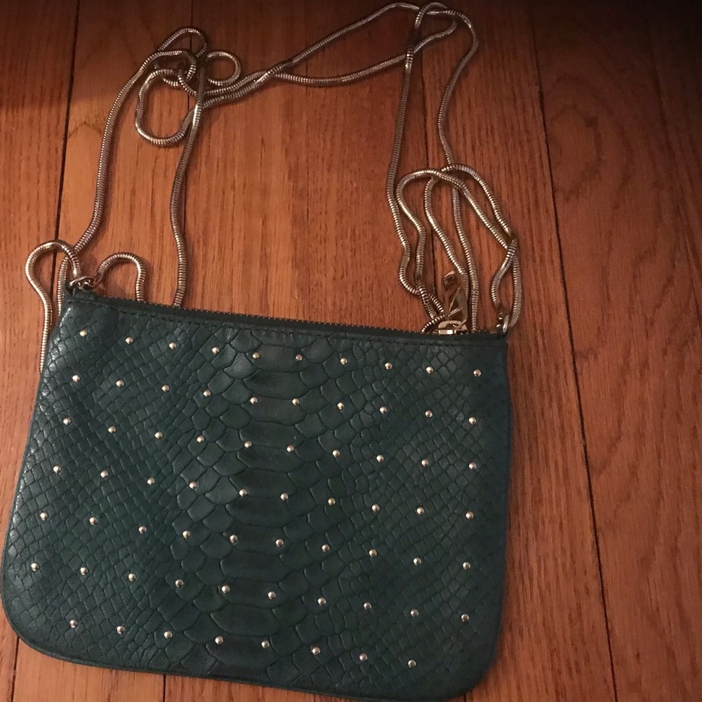 Rebecca Minkoff green crossbody